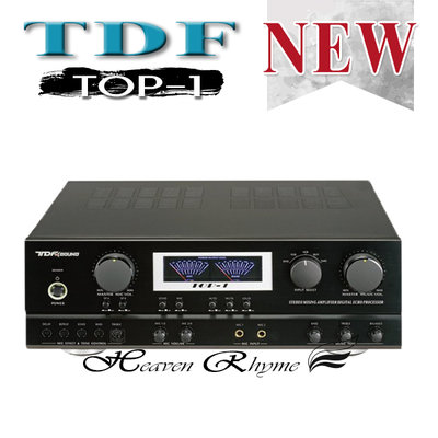 台中【天韻音響】TDF 台灣 TOP-1 卡拉OK擴大機  唱歌專用擴大機~另售 TDF P650  450W