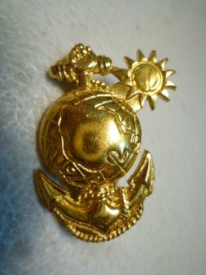 190526~精實國軍~海軍陸戰隊~適用(罕見~本項目一律免運費~貴金屬)紀念章~帽徽~榮譽胸章