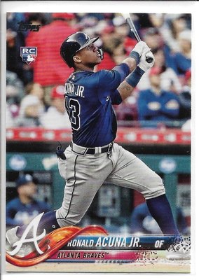 2018 Topps Ronald Acuna Jr. Rookie US250