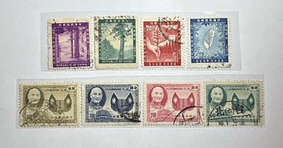 C445 常81造林保林郵票(舊票);第二任總統就職周年紀念郵票