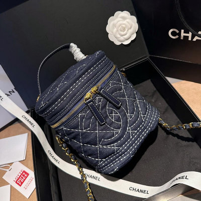 【二手包包】Chanel 香奈兒新品 牛仔水桶包時裝休閑 不挑衣服尺寸20cmNO87942