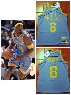 Kobe Mitchell &amp; Ness NBA 湖人復古球衣 MPLS 球員版 AU 曼巴 黑曼巴