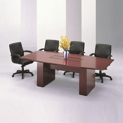 【ED-906-2412】胡桃木色會議桌