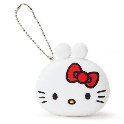 【棠貨鋪】日本 Sanrio Hello Kitty 矽膠 吊飾 零錢包