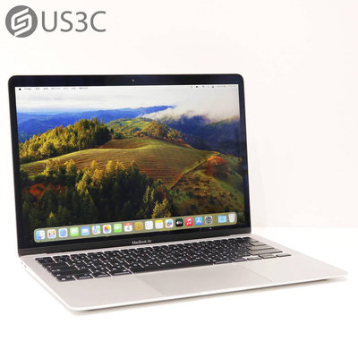 【US3C-青海店】2020年 Apple MacBook Air Retina 13吋 M1 8C7G 8G 256G SSD 銀色 UCare店保6個月