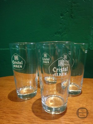 【BRASS PARK 銅公園】比利時 Cristal Alken 啤酒杯 (組)