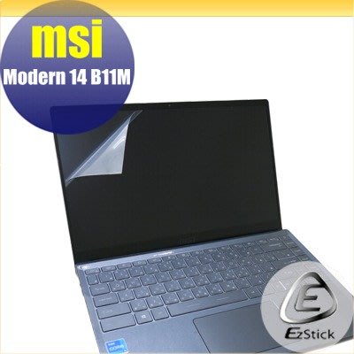 【Ezstick】MSI Modern 14 B11M 靜電式筆電LCD液晶螢幕貼 (可選鏡面或霧面)