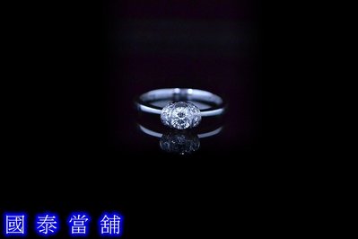 @@國泰當舖@@ 光彩剔透 時尚設計款 0.30 克拉 女仕 天然鑽石 戒指
