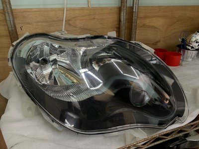 ~李A車燈~全新品 SMART 04-07年 原廠型 燻黑大燈 含電調馬達 一顆3800元