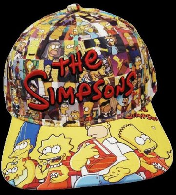 [現貨] 辛普森 霸子 辛普森家庭 The Simpsons 動漫周邊帽子 刺繡 棒球帽 時尚潮流 嘻哈學生帽 戶外遮陽