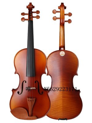 小提琴紅棉V235小提琴初學者專業級大學生考級演奏級手工兒童成人小提琴手拉琴