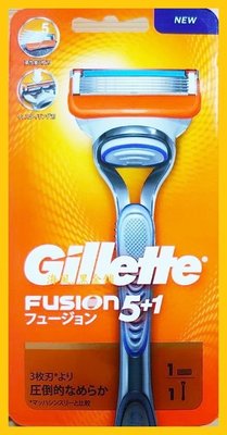 【Costco好市多-現貨】Gillette Fusion 吉列 鋒隱 5+1手動刮鬍刀 (1刀架+1刀頭)