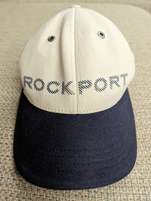 Rockport 米色休閒帽 棉質棒球帽
