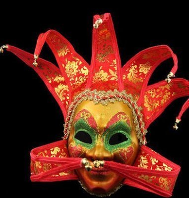 【熱賣精選】Cosplay 威尼斯面具舞會面具 高檔彩繪面具 表演面具