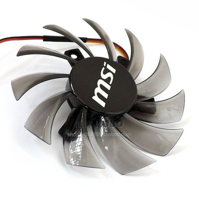 希希之家顯卡散熱風扇 顯卡風扇 散熱器 MSI微星 GT240  GT710 顯卡風扇 8010靜音風扇 2針