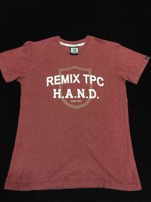 二手 remix remix tpc H.A.N.D 酒紅 S