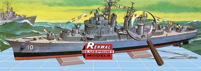 現貨-利華Revell拼裝船艦模型85-0603 1/500 U.S.S KING 驅逐艦簡約