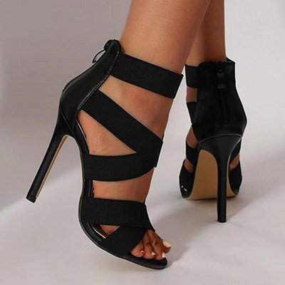 35-43大碼女鞋42 Rome stiletto heel shoes woman歐美性感高跟鞋