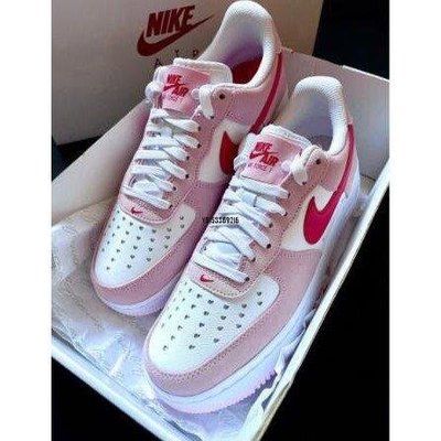 【正品】Nike Air Force 1 '07 QS Valentine's Day 粉紅 情人節 DD3384-600潮鞋