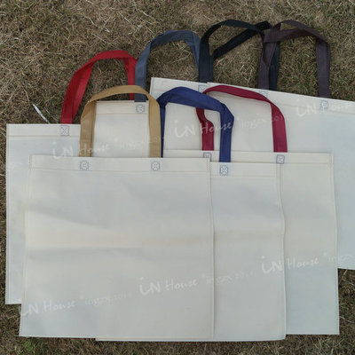 IN House* 日本 ECO 無紡布 環保購物袋 DIY 手提袋 禮品袋 零錢包 卡包 文件袋 收納袋 二件組