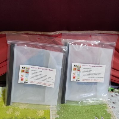 全新 矽利康 矽膠 食品 儲存袋 保鮮袋 密封袋 1500ml 一個120