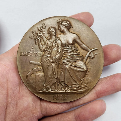 法國大銅章梅林總理紀念章