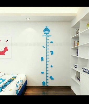 哆啦a夢 身高貼 壁貼 立體壁貼 壓克力壁貼 壓克力 立體 卡通 小孩房 嬰兒房 佈置 居家小物《閨蜜派》
