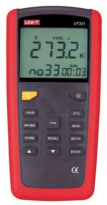 TECPEL 泰菱 》UNI-T 優利德 K/J/T/E 數位溫度計 溫度記錄器 溫度計 UT-321 溫度計