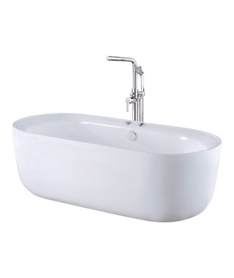 《振勝網》凱撒衛浴 150cm 歐風 蛋型 橢圓 泡澡獨立浴缸 / AT0750