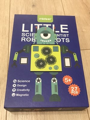 【Zona】Mideer - Little Scientist Robots光柵磁性遊戲-機器人