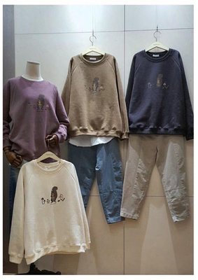 蘋果樹2館 韓國服飾·CLOTH &amp; COOK花栗鼠棉T 內刷毛