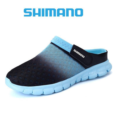 Shimano 網狀涼鞋, 適合海灘和浴室的男士夏季鞋, 沙灘和浴室, 平底拖鞋