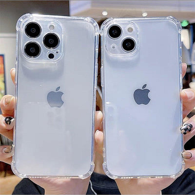 新款推薦 Apple iPhone14ProMax氣囊四角防摔保護套iPhone XR蘋果13透明手機殼12保護套-可開