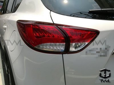 《※台灣之光※》全新MAZDA馬自達CX-5 CX5 LED光條光柱紅白晶鑽尾燈後燈組