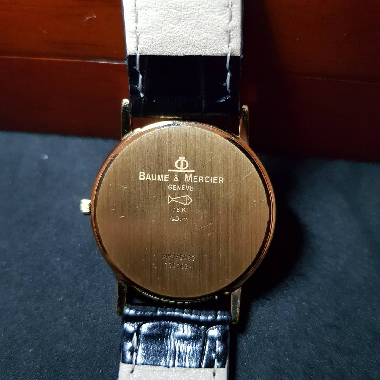 三福堂國際珠寶名品1247》瑞士原裝Baume & Mercier 18K 金錶| Yahoo