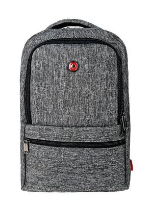 【免運】SPYWALK 勝德豐  USB後背包 筆電後背包 休閒後背包 書包 可固定於行李箱#9586灰色