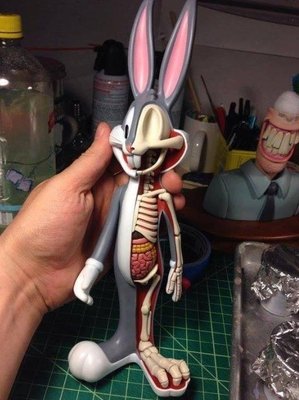 【全新品】絕版 WABBIT 迪士尼 半剖兔寶寶 Jason Freeny Kidrobot 兔寶寶半解剖 12吋
