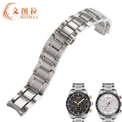 替換錶帶 文圖拉鋼帶 代用天梭TISSO-PRS516 T100.417鋼帶手錶鏈錶帶T100男
