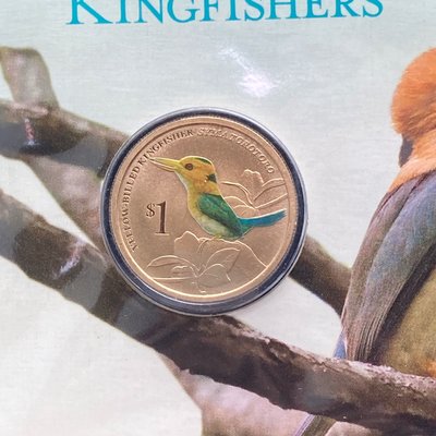 澳洲 翠鳥 Kingfishers PNC紀念郵幣 / 彩色紀念幣 硬幣 錢幣 特殊幣 澳大利亞 鳥類 小鳥