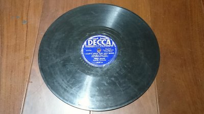 1940年DECCA迪卡78轉留聲機唱片～Terry shand and his orchestra