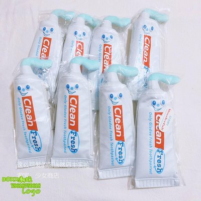 BOxx潮玩~日本正版GLADEE牙膏筆袋 牙齒造型收納文具筆袋