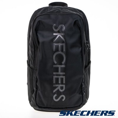 (DX) SKECHERS 筆電包 大容量 後背包 背部透氣 S117306 經典黑 [迦勒]