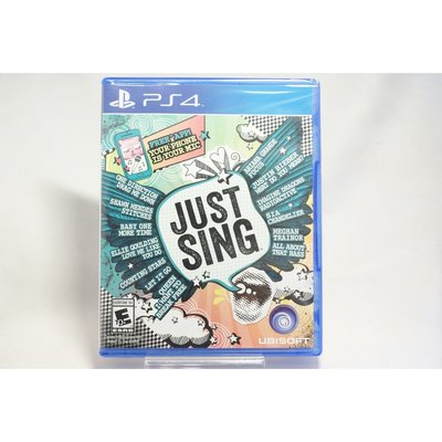 [耀西]全新 美版 SONY PS4 Just Sing 含稅附發票