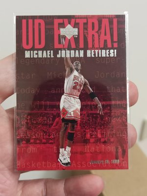 1999 UPPER DECK UD Extra ! #UDX Michael Jordan 空中飛人 喬丹 公牛 特卡