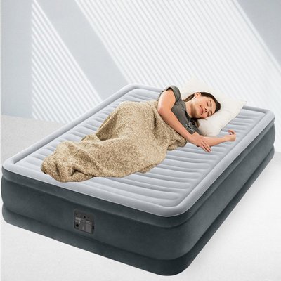 INTEX67768充氣床墊雙人家用單人加厚雙層簡易床沖氣墊子氣墊床
