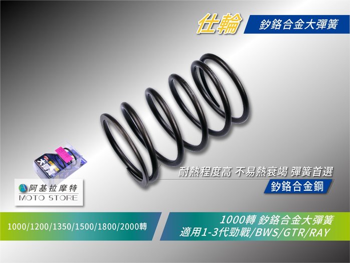 仕輪大彈簧1200轉勁戰釸鉻合金彈簧離合器大彈簧二代勁戰三代勁戰三代戰bws Gtr Ray Yahoo奇摩拍賣