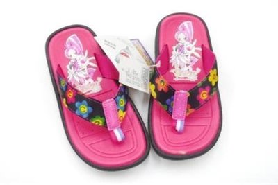 ※555鞋※~卡通光之美少女夾腳拖鞋  完全不怕水設計~讓您輕鬆自在~台灣製造~特價99元