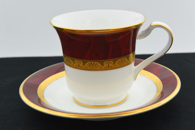 【二手】Noritake則武神燈咖啡杯FITZGERALD咖啡杯 紅 中古 回流瓷器 餐具【微淵古董齋】-811