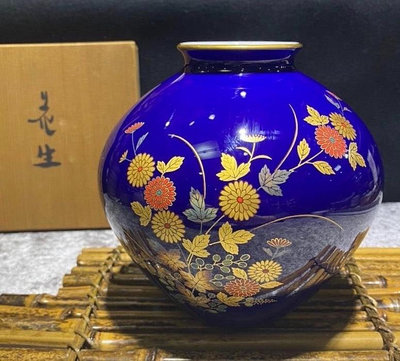 日本香蘭社 皇室御用花器花瓶153