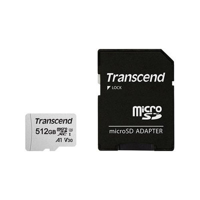 新風尚潮流 【TS512GUSD300S-A】 創見 512GB Micro SDXC 手機 記憶卡 U3 A1 V30